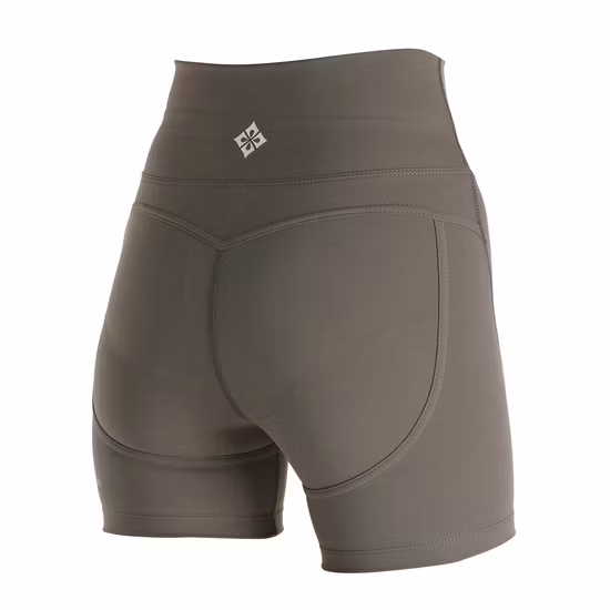 Moda feminina Shorts de ioga de malha, roupas esportivas, roupas de malha, roupas femininas
